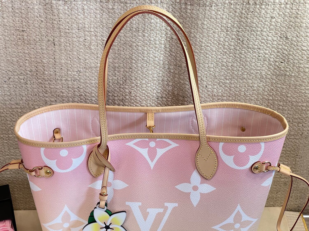 Louis vuitton neverfull rosa outlet
